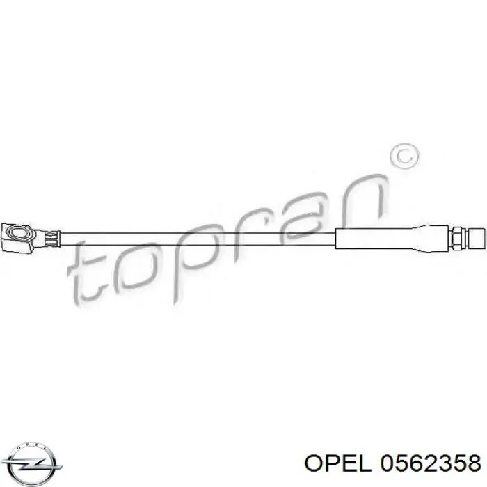 Купити 0562358 Opel Гальмівні шланги передні