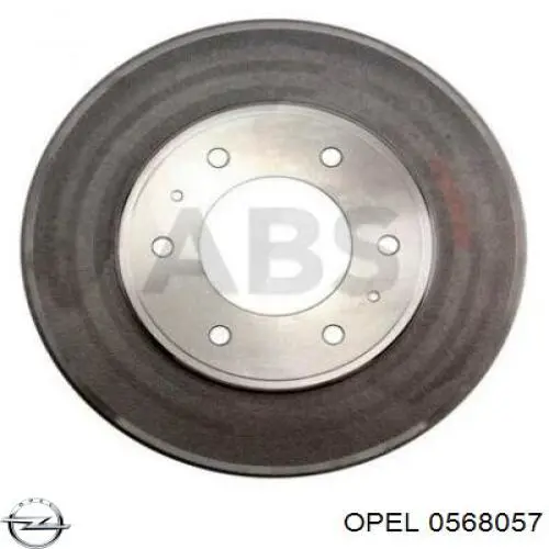 Барабан гальмівний задній 0568057 Opel