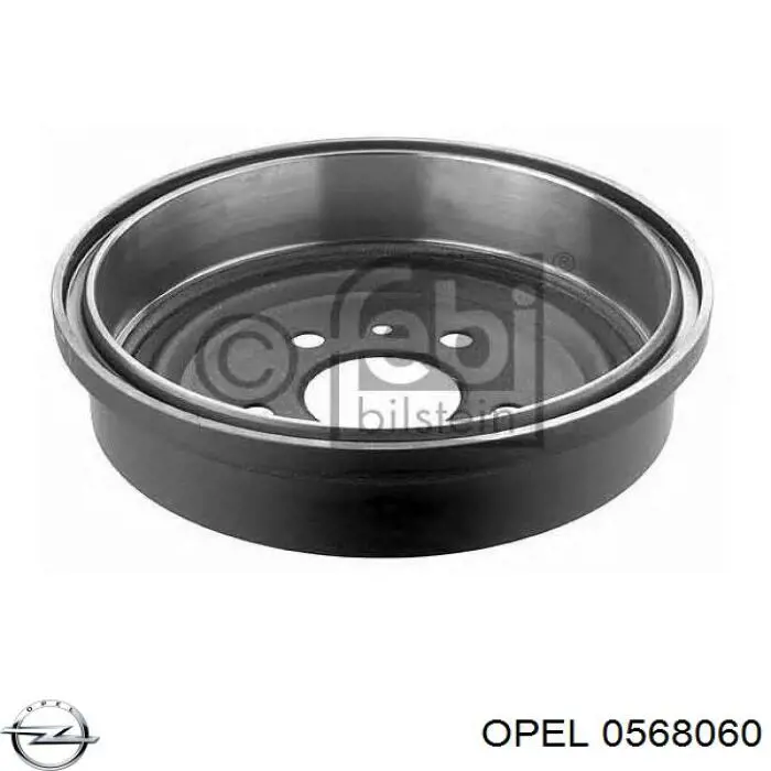 0568060 Opel барабан гальмівний задній