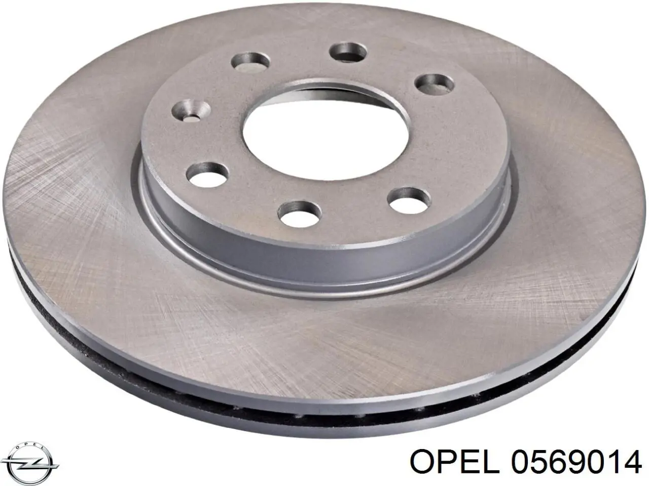 0569014 Opel диск гальмівний передній