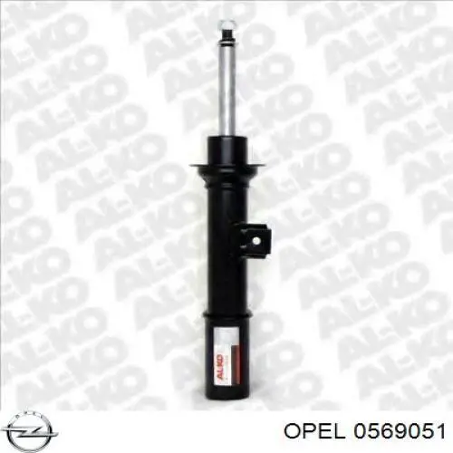 Диск переднього гальма Opel 0569051 ціна, від 34.25 USD