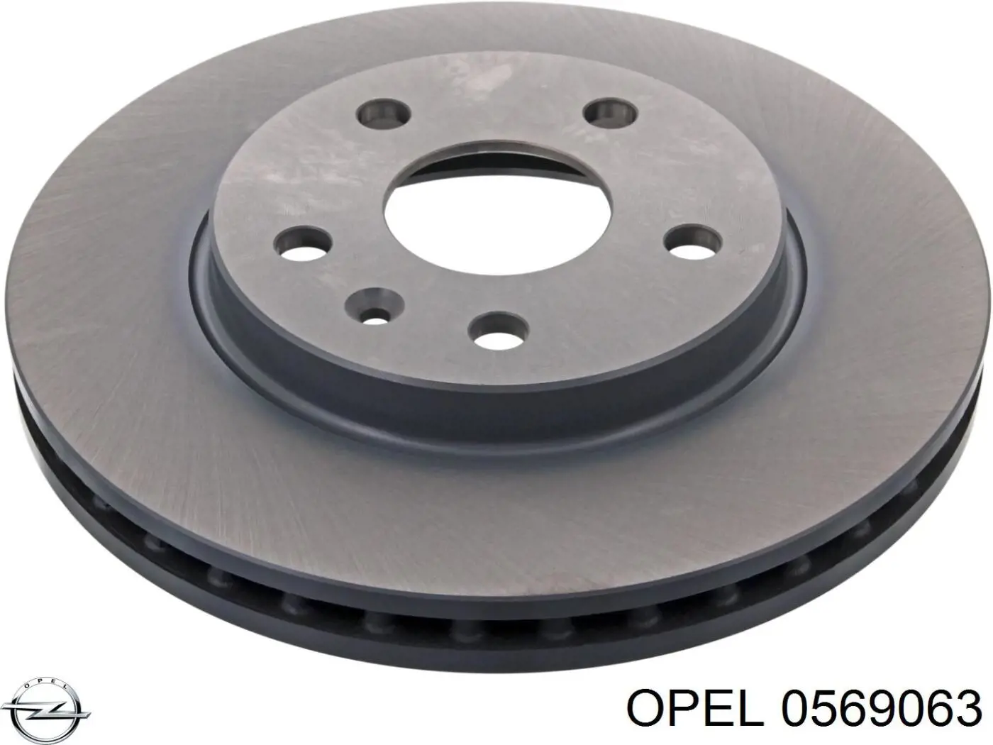 Диск переднього гальма Opel 0569063 ціна, від 60.71 USD