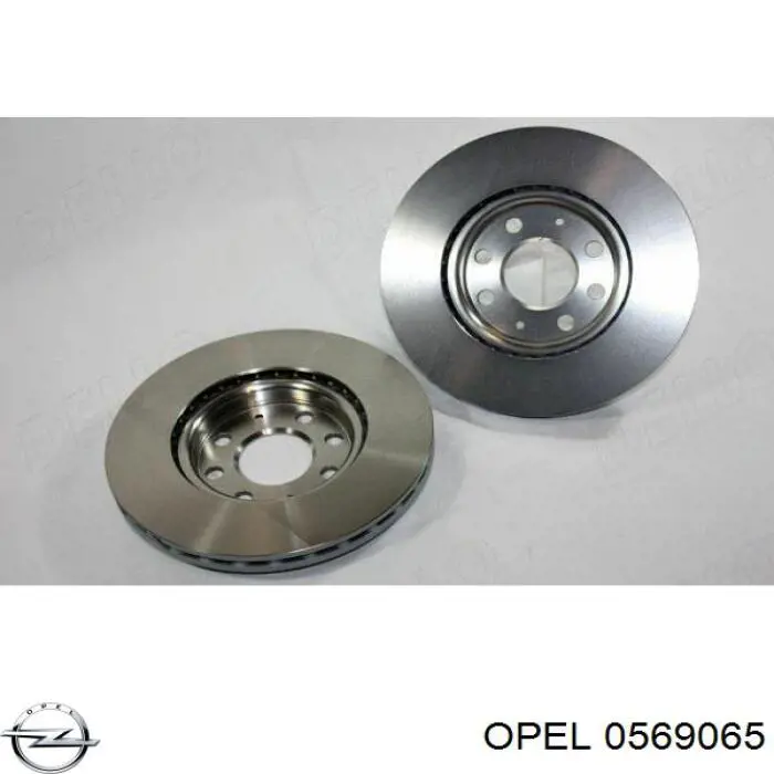 0569065 Opel диск гальмівний передній