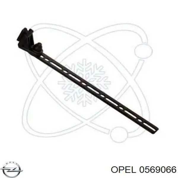 Диск гальмівний передній Opel 0569066