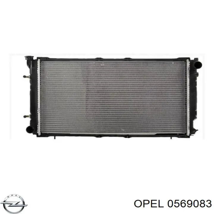 Диск переднього гальма Opel 0569083 ціна, від 63.44 USD