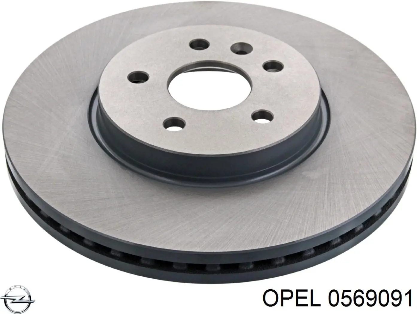 0569091 Opel диск гальмівний передній