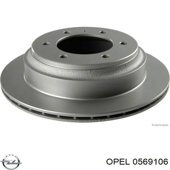 Задні дискові гальма Opel 0569106 ціна, від 41.77 USD