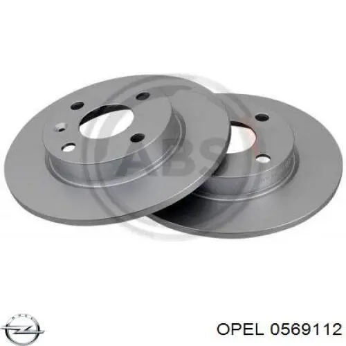 Задні дискові гальма Opel 0569112 ціна, від 23.73 USD