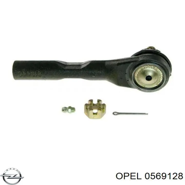 0569128 Opel диск гальмівний задній