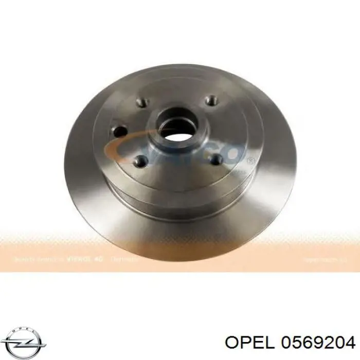 0569204 Opel Дискові гальма