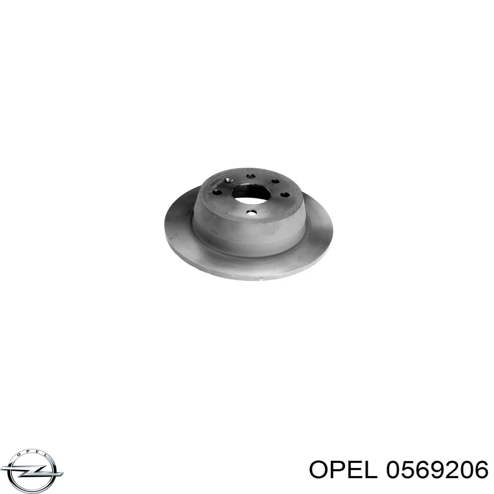 Купити 0569206 Opel Диск заднього гальма