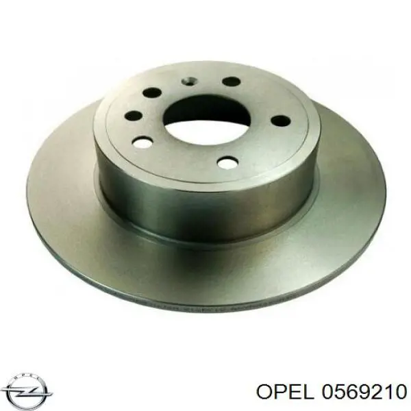 Купити 0569210 Opel Диск заднього гальма