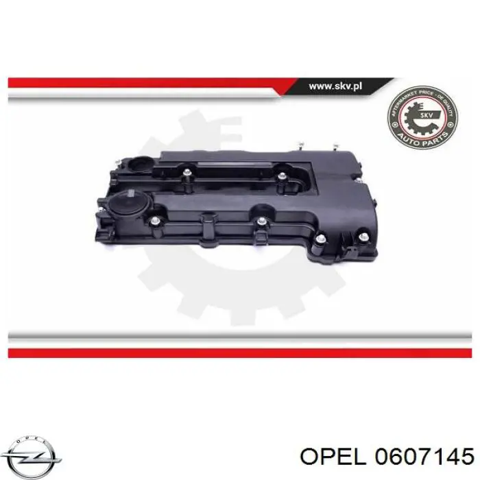 0607145 Opel кришка клапанна