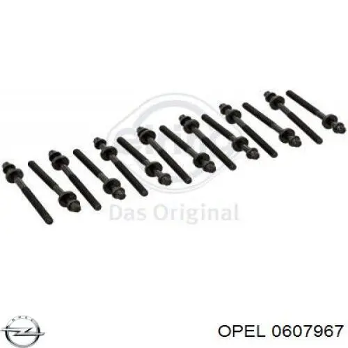 Болт головки блока циліндрів, ГБЦ Opel 0607967