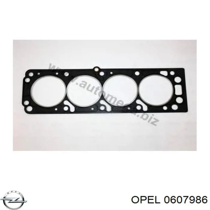 Прокладка головки блока циліндрів (ГБЦ) 0607986 Opel