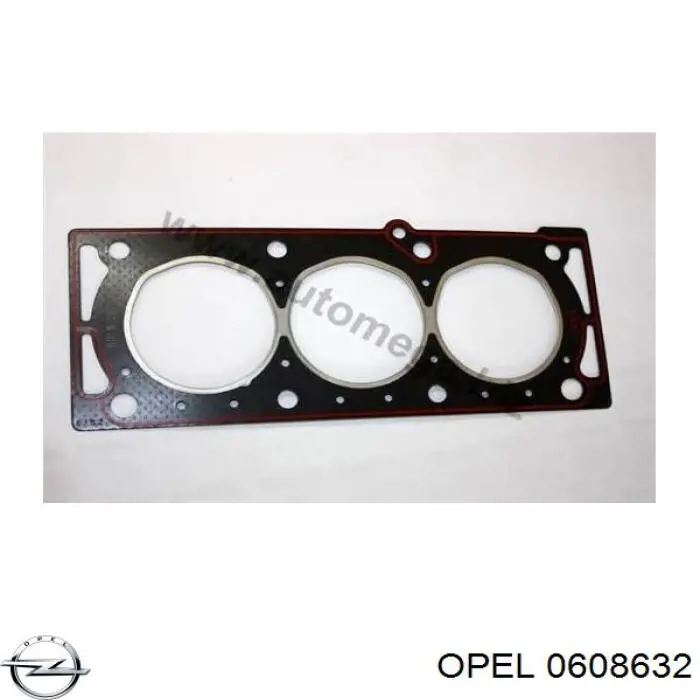 608632 Opel прокладка головки блока циліндрів (гбц)