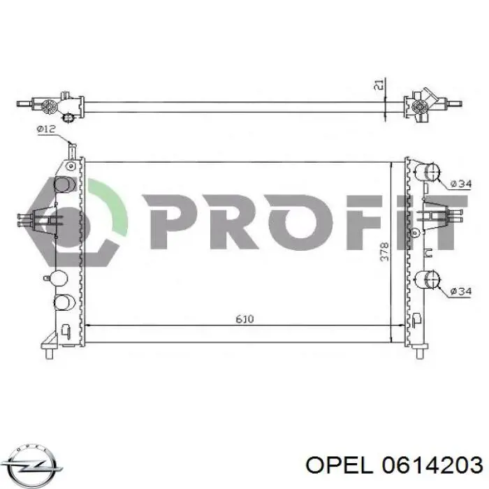 Сальник колінвала двигуна, задній Opel 0614203 ціна, від 6.19 USD