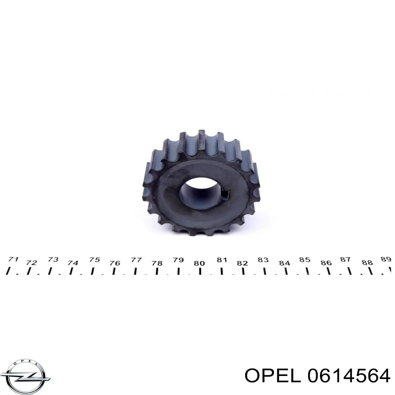 0614564 Opel Зірочка приводу коленвала двигуна