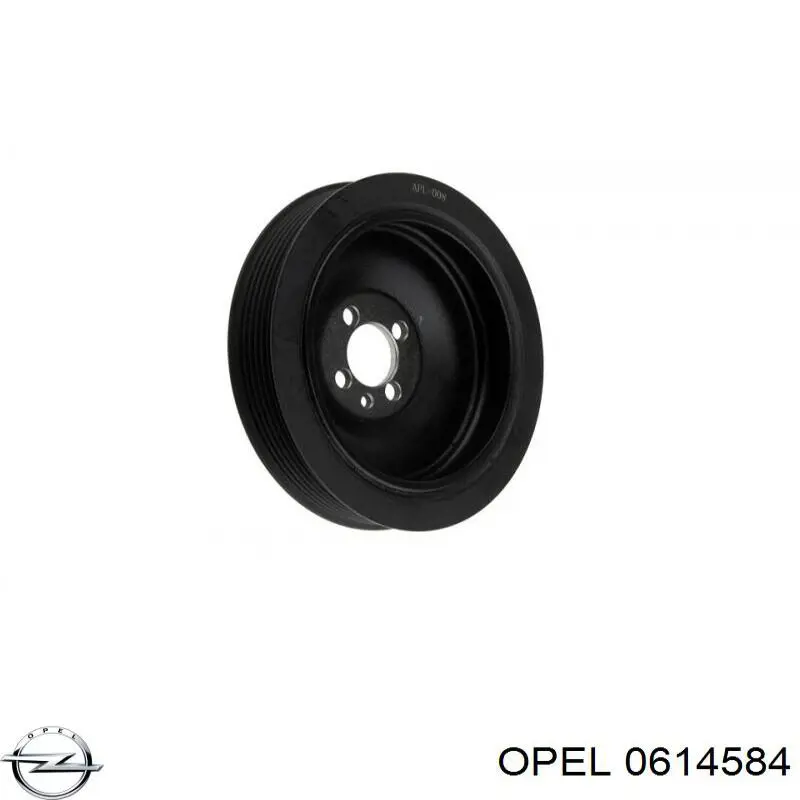 0614584 Opel шків колінвала