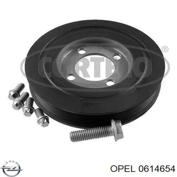 Купити 0614654 Opel Шків колінчастого вала
