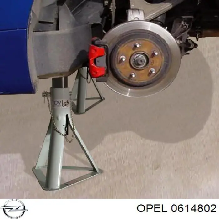 0614802 Opel сальник колінвала двигуна, задній