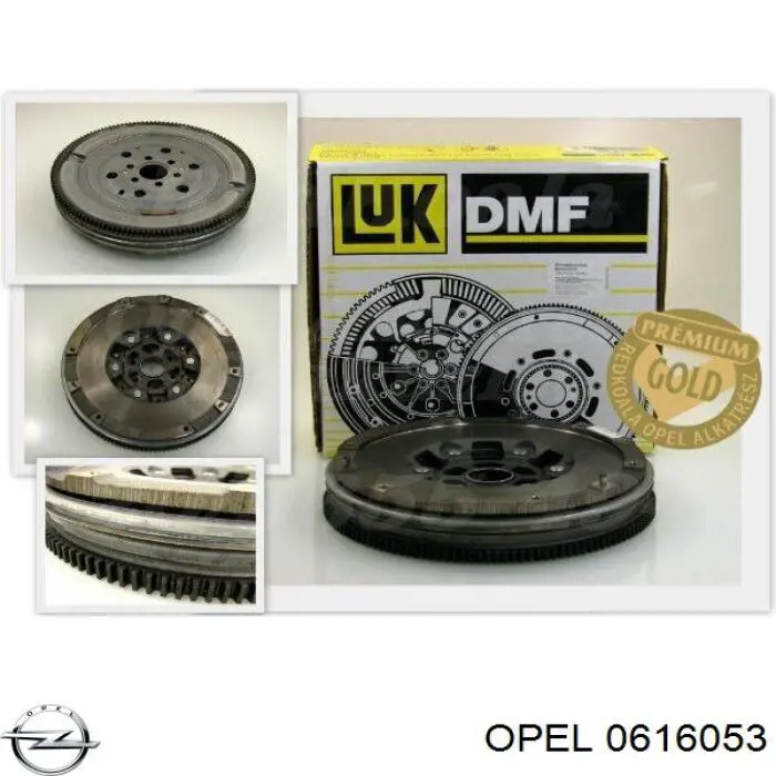 0616053 Opel Демпферний маховик