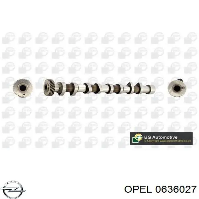 Розподільний вал впускний 0636027 Opel