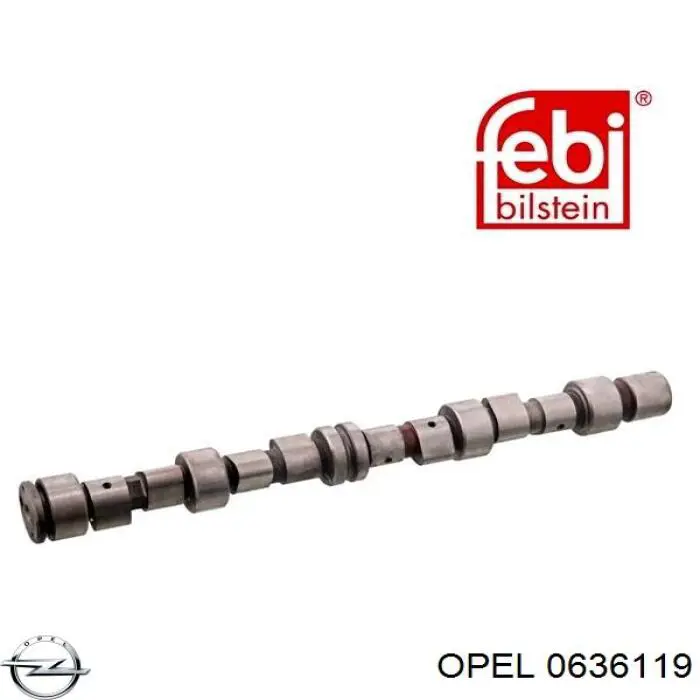 Розподілвал двигуна Opel 0636119 ціна, від 110.36 USD