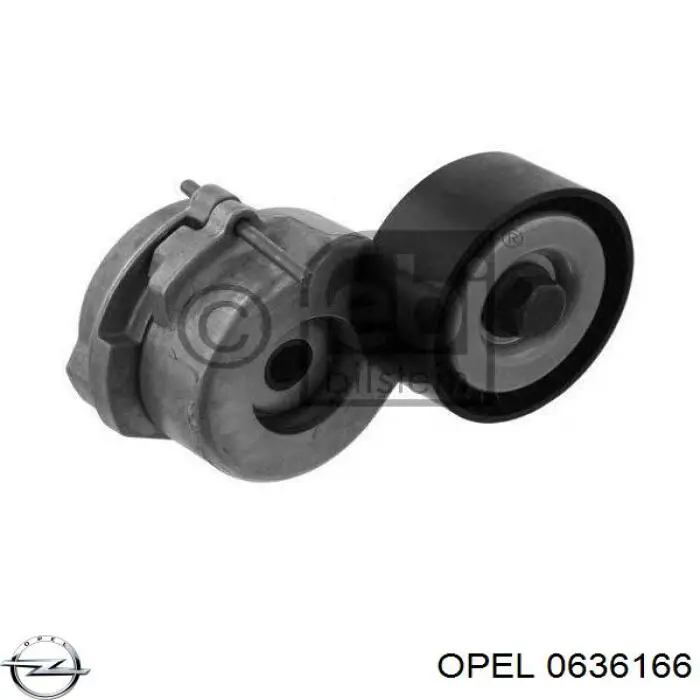 Натягувач приводного ременя Opel 0636166 ціна, від 29.67 USD