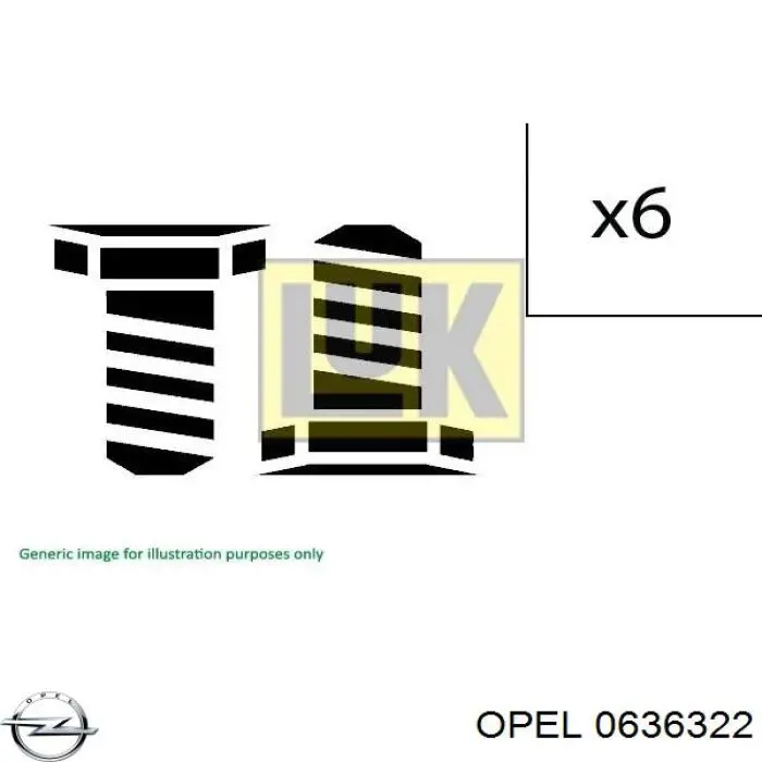 Купити 0636322 Opel Шестерня фазорегулятора