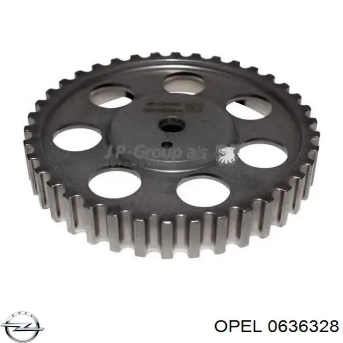 0636328 Opel зірка-шестерня розподільного валу двигуна, впускного