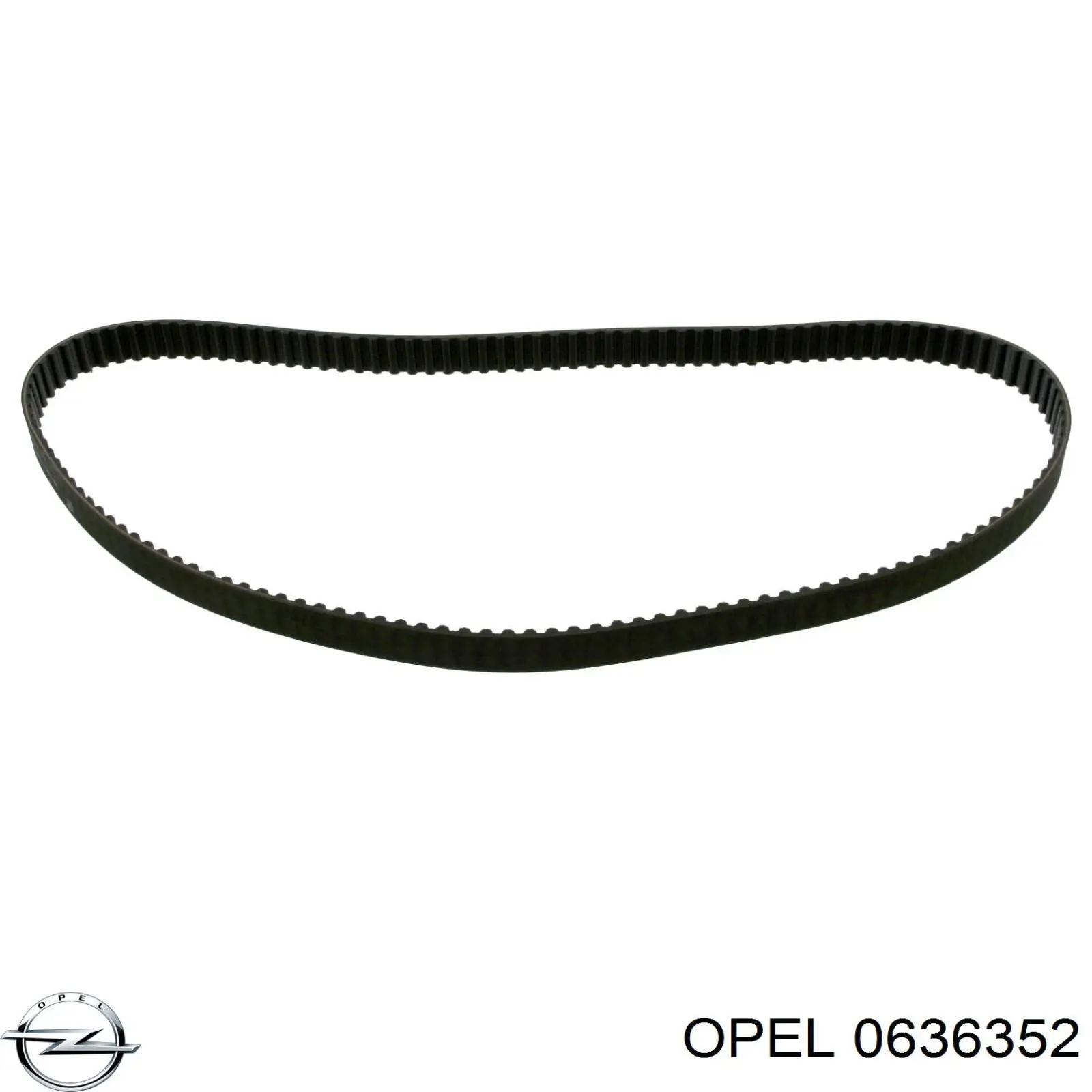 Зубчастий ремінь Opel 0636352 ціна, від 15.21 USD