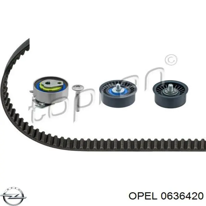 Ролик ременя ГРМ, паразитний Opel 0636420 ціна, від 9.06 USD