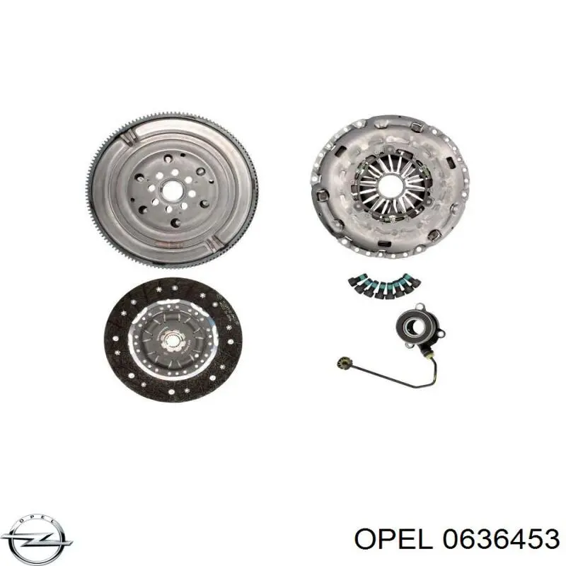 Купити 0636453 Opel Заспокоювач ланцюга ГРМ, нижній