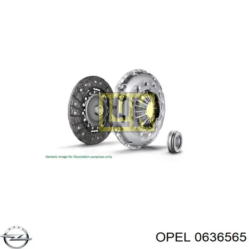 0636565 Opel Ремінь двигуна