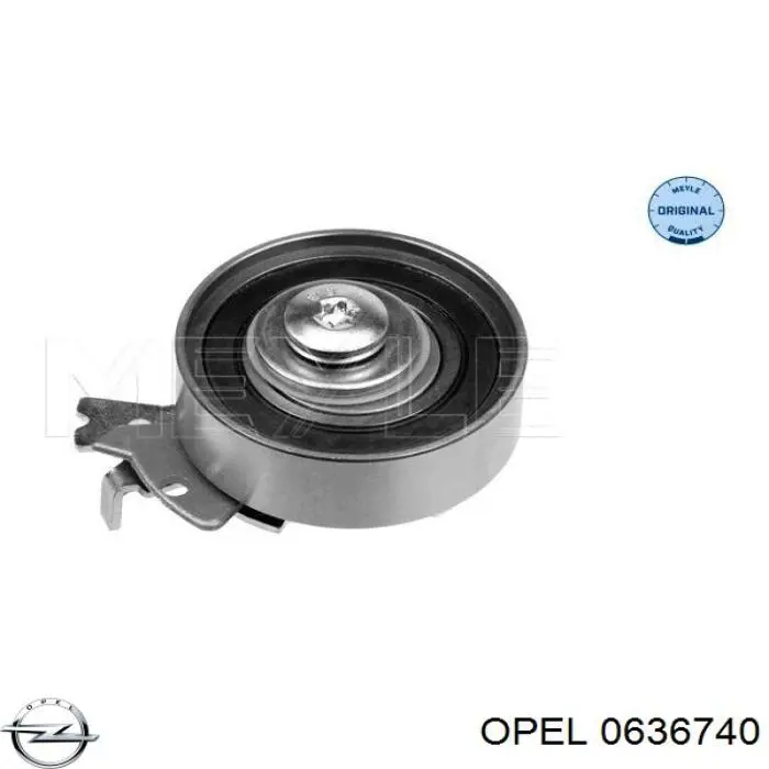 Ролик натяжителя ременя газорозподілу Opel 0636740 ціна, від 15.21 USD
