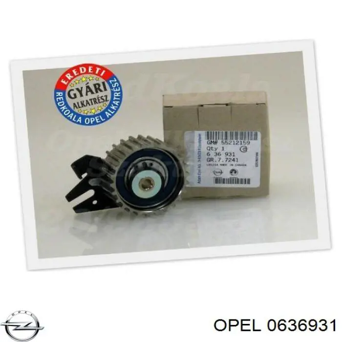 Ролик натяжителя ременя газорозподілу Opel 0636931 ціна, від 20.88 USD