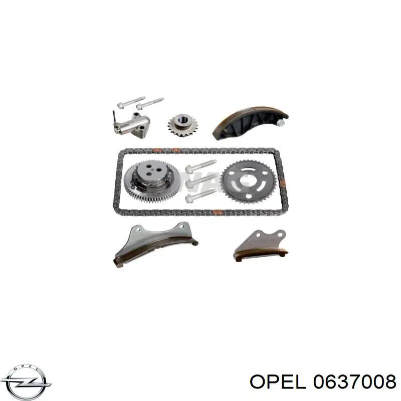 Зірочка приводу коленвала двигуна Opel 0637008 ціна, від 357.09 USD