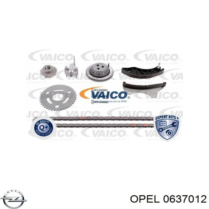 Зірочка приводу коленвала двигуна Opel 0637012 ціна, від 357.09 USD