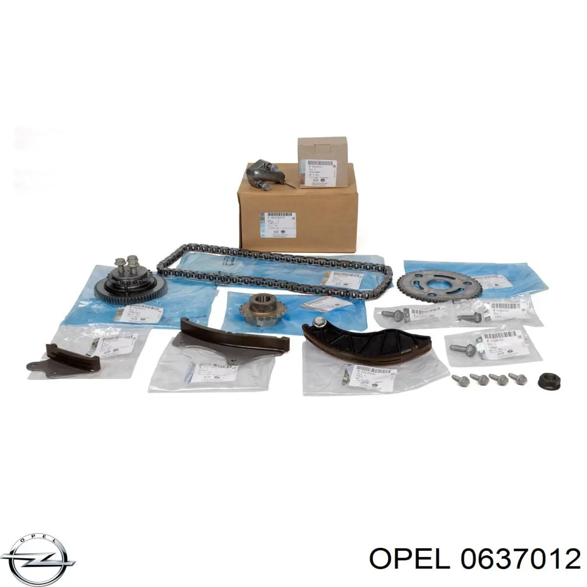 Зірка-шестерня приводу коленвалу двигуна 0637012 Opel
