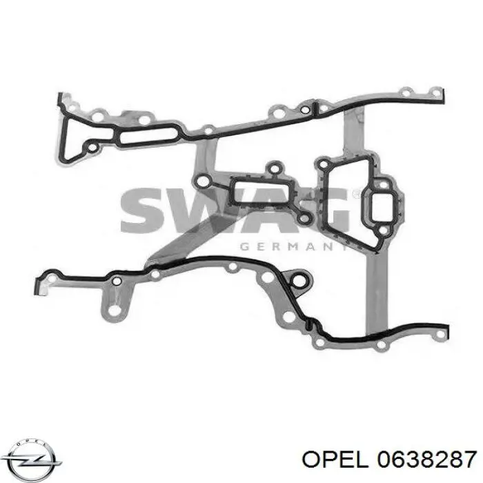 Прокладка передньої кришки двигуна Opel 0638287 ціна, від 18.81 USD