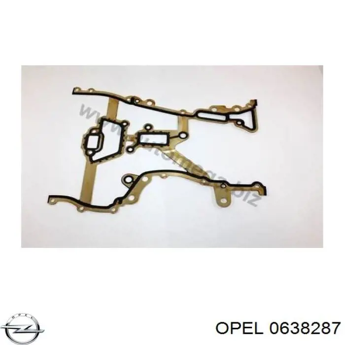 0638287 Opel прокладка передньої кришки двигуна