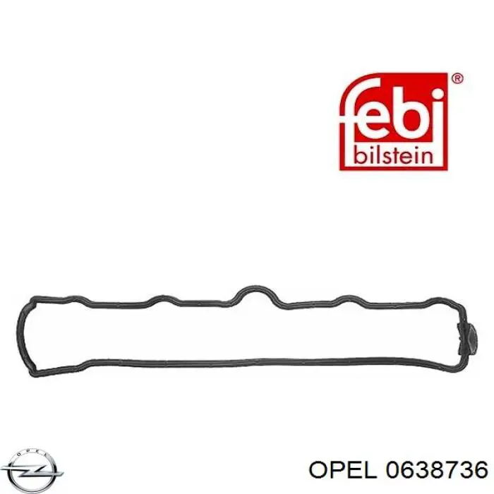 Прокладка клапанної кришки, ліва Opel 0638736 ціна, від 6.34 USD