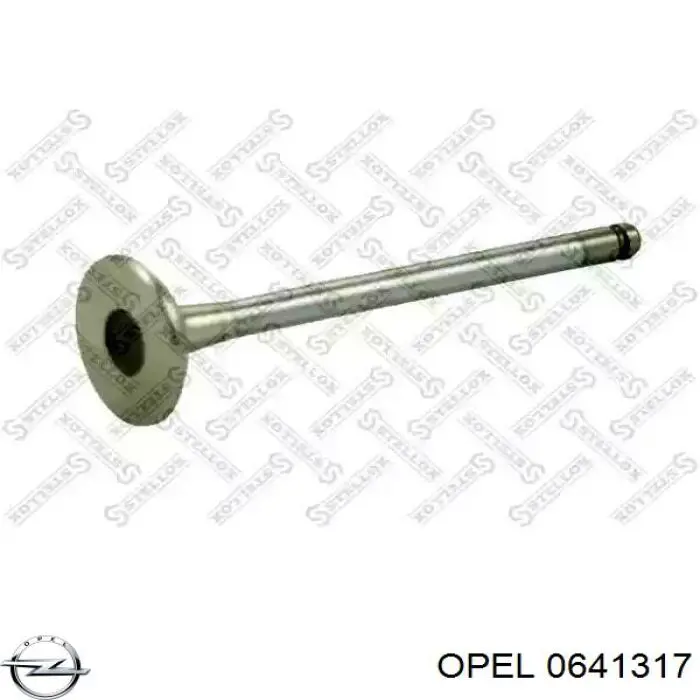 0641317 Opel клапан випускний