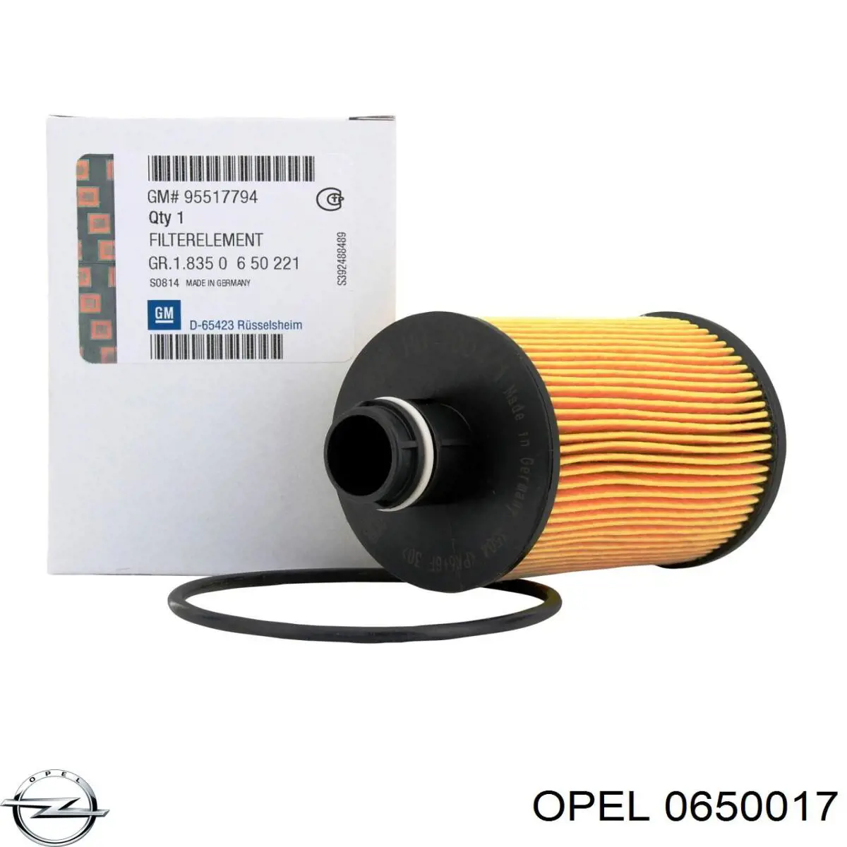 0650017 Opel фільтр масляний