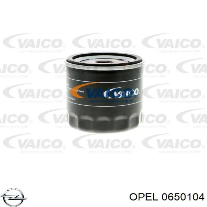 0650104 Opel фільтр масляний