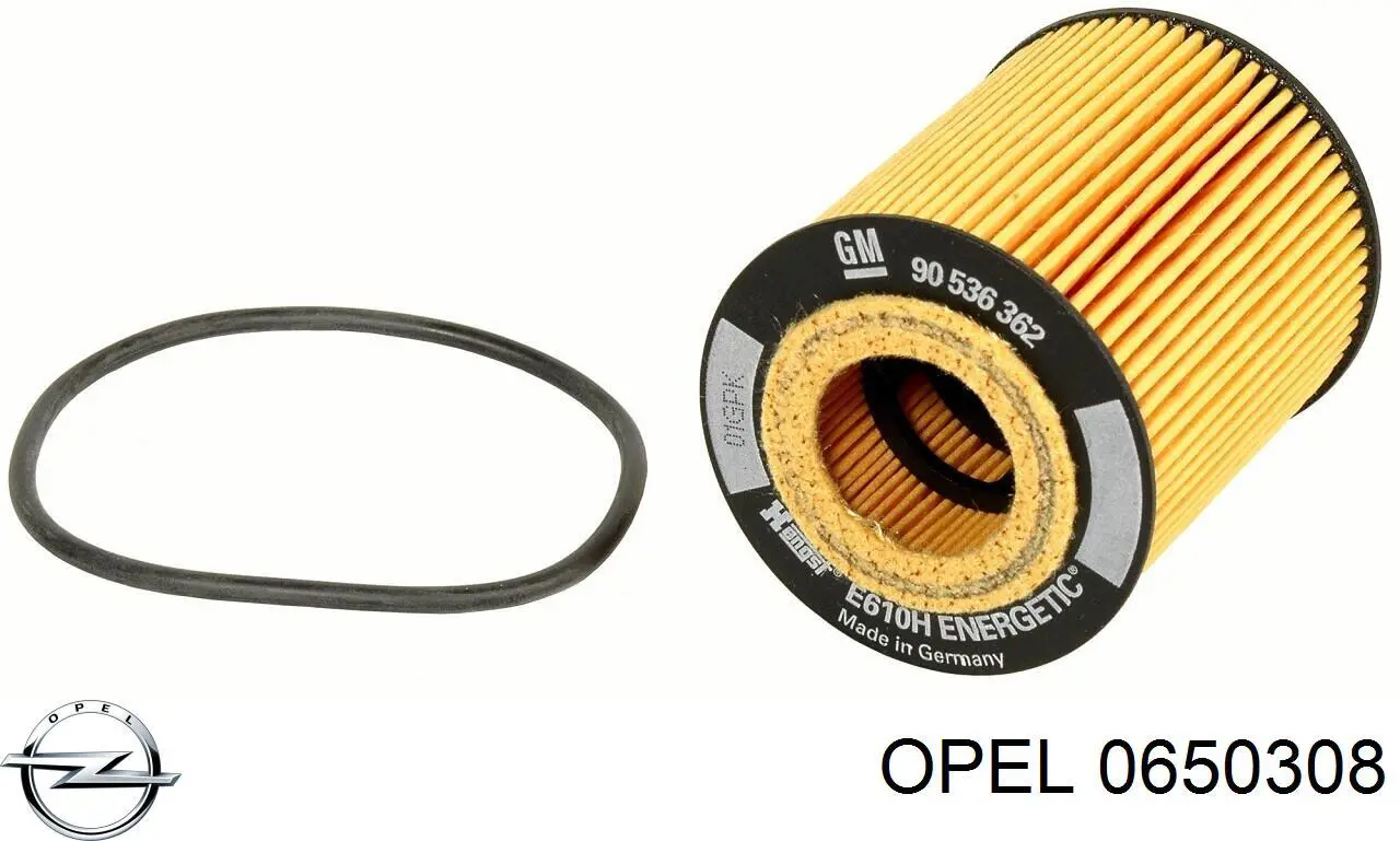 0650308 Opel фільтр масляний