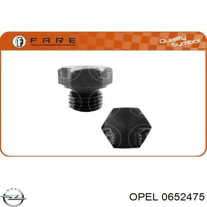 Купити 0652475 Opel Пробка піддона двигуна
