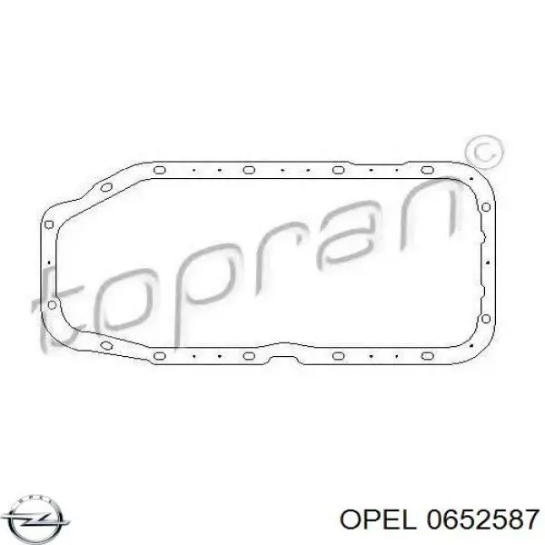Купити 0652587 Opel Прокладка піддону картера двигуна