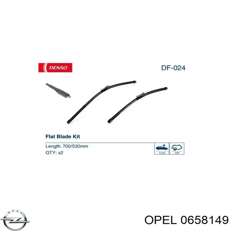 0658149 Opel Покажчик рівня масла